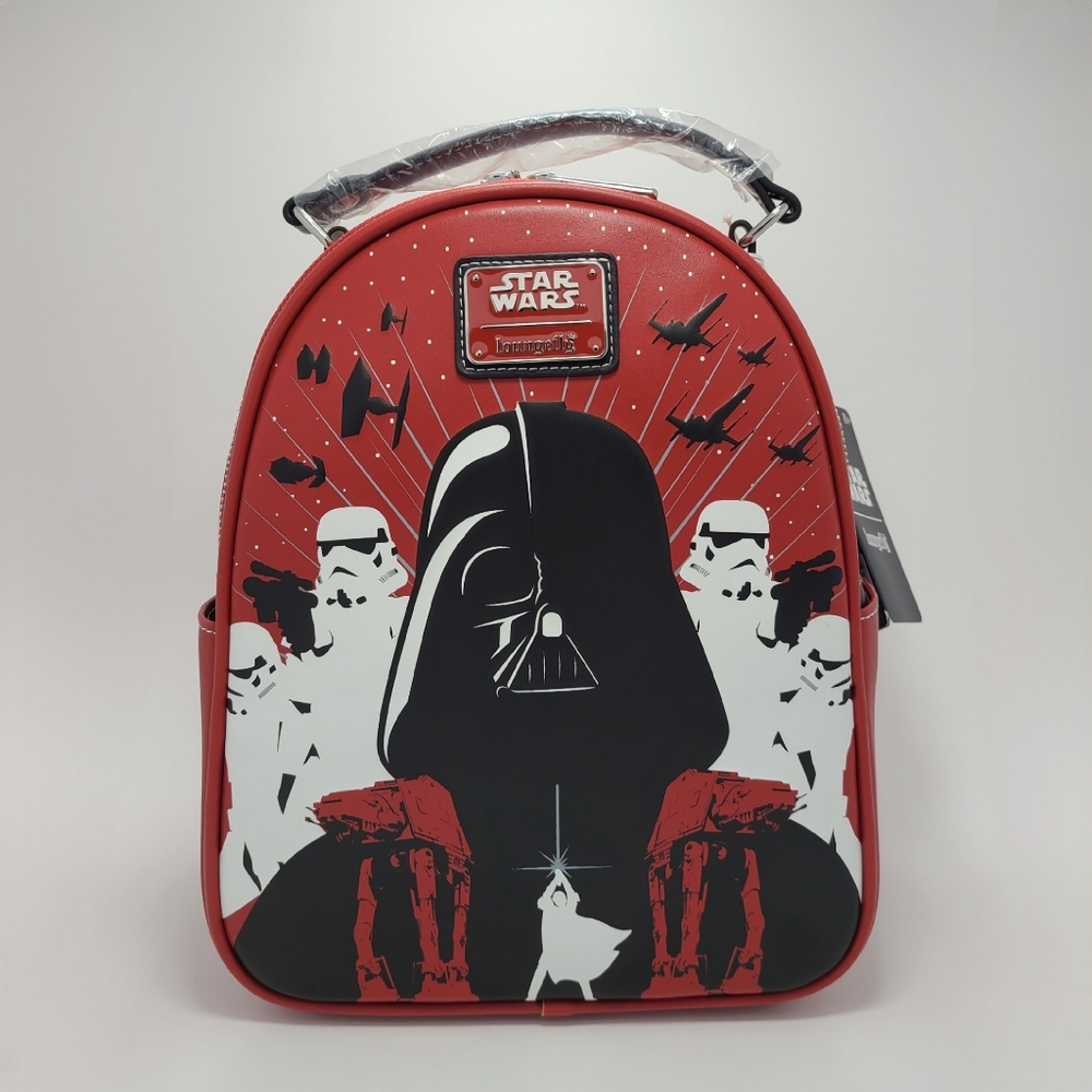 NWT Loungefly Star Wars Darth Vader Minimalist Art Mini Backpack